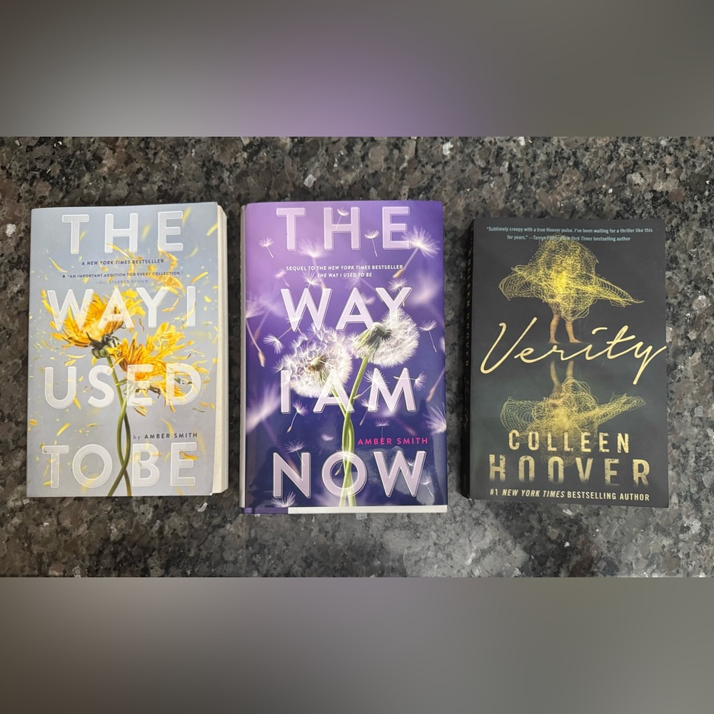 The Way I Am Now, The Way I Used to Be (Amber Smith), & Verity (Colleen Hoover)